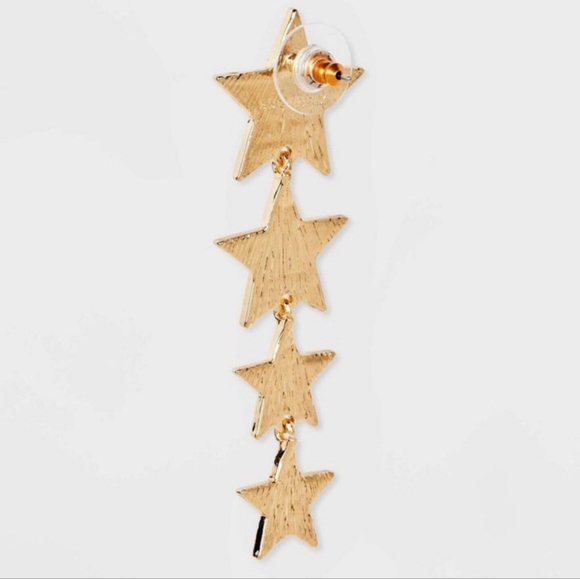BaubleBar 'Shooting Star' Statement Drop Earrings Gold SUGARFIX BN - Picture 3 of 3